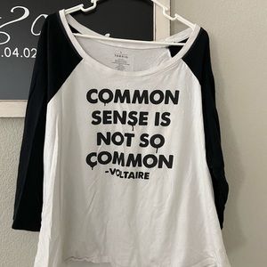 Women’s size 3 Torrid baseball T